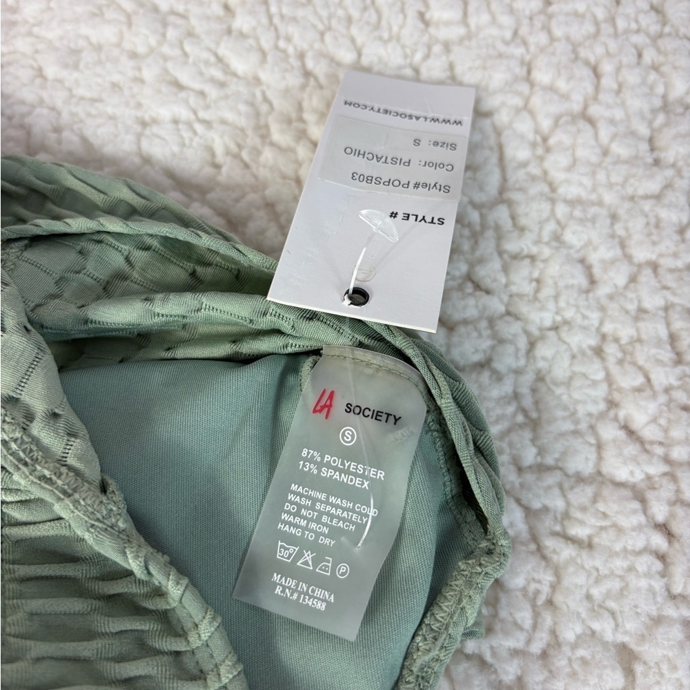 Society Green Crop Top - Picture 11 of 12
